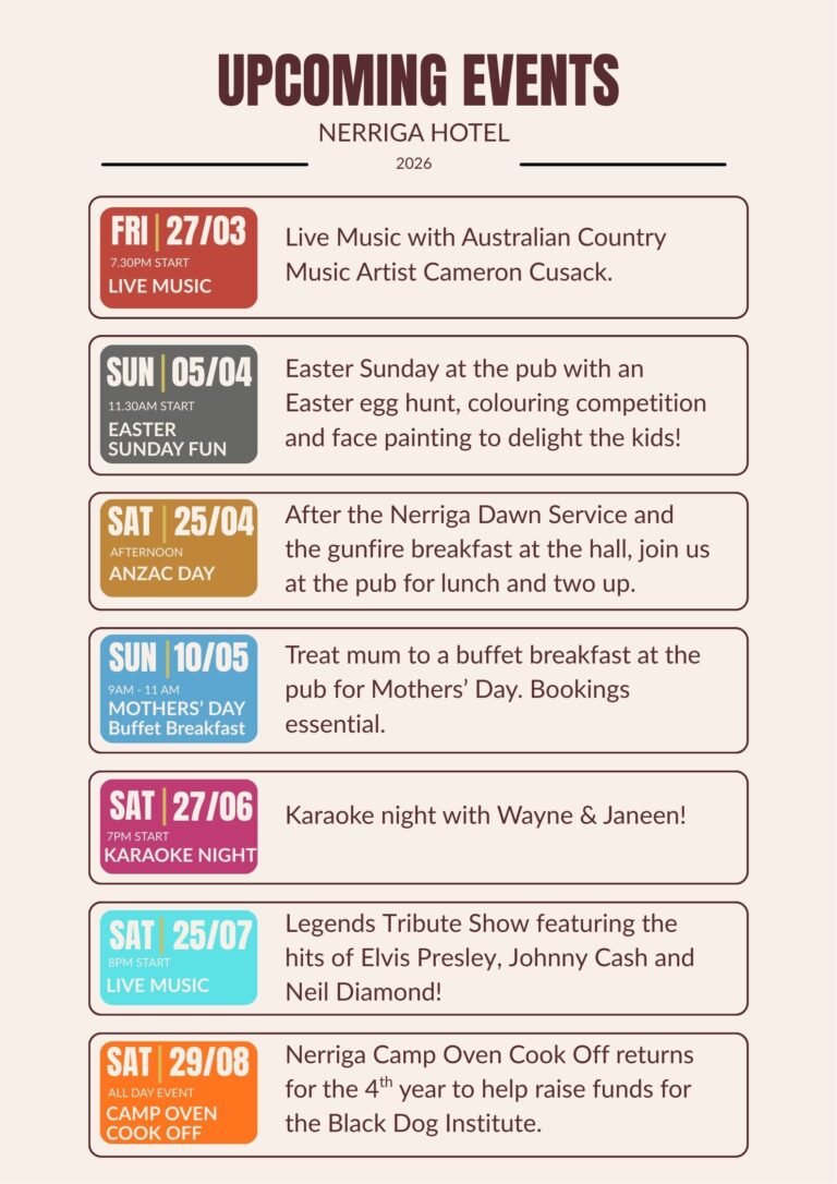 upcoming events 2026